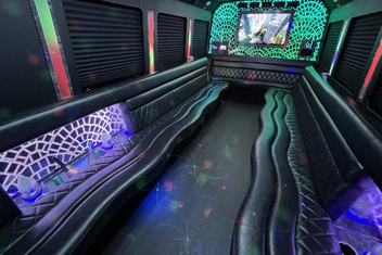 Rockford Limo Bus Interior