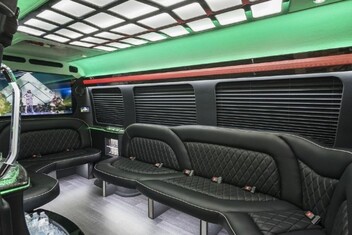 Rockford Sprinter Party Bus Interior